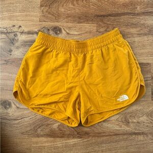 The North Face Women's Mustard Athletic Shorts